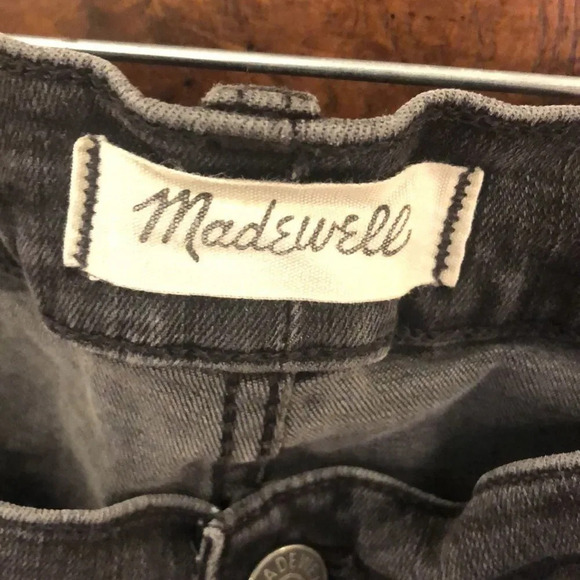 MADEWELL black five button high rise skinny jeans - Picture 4 of 13